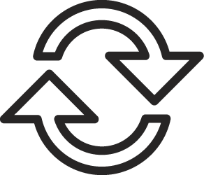 arrows moving in a rotating direction